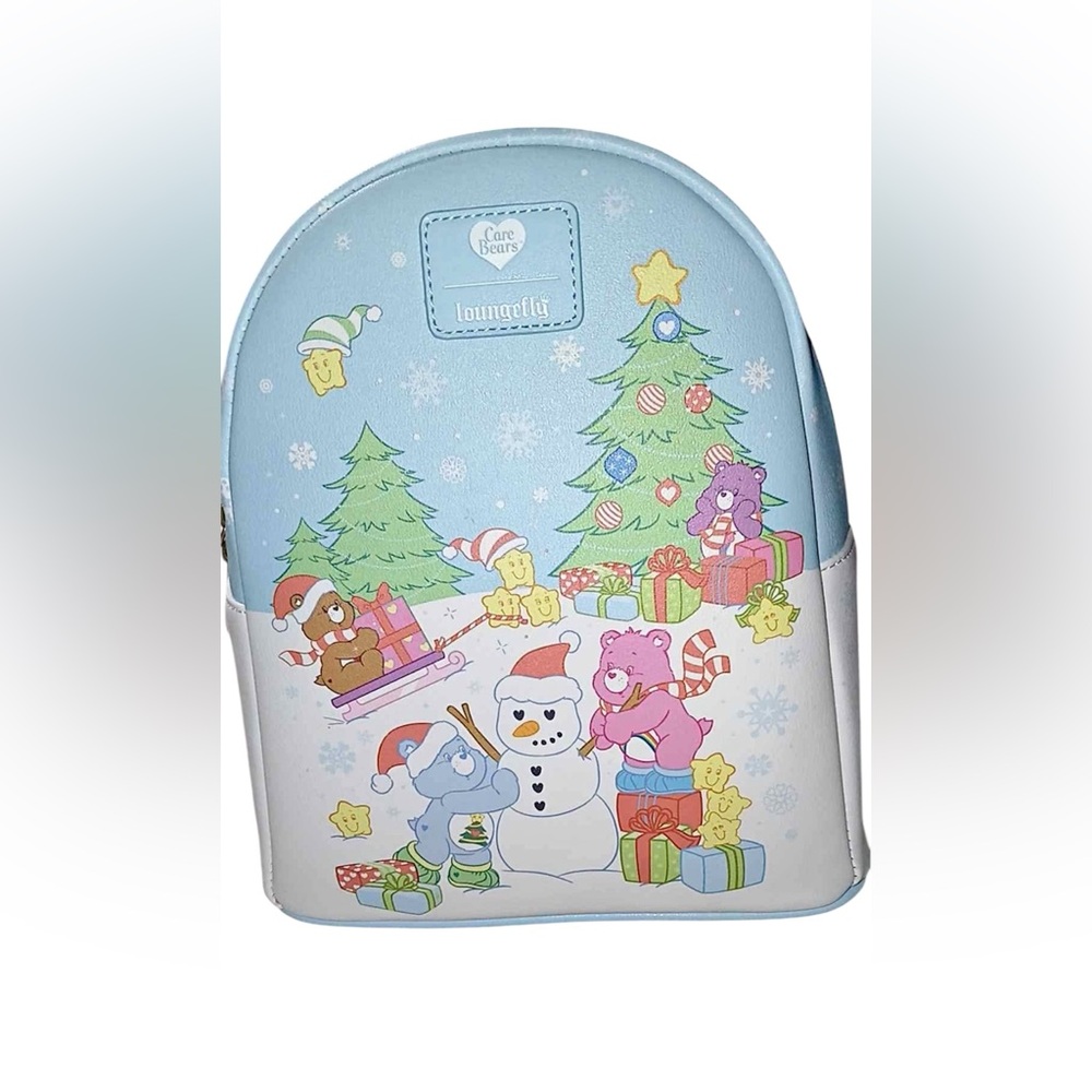 Loungefly Blue and White Holiday Backpack